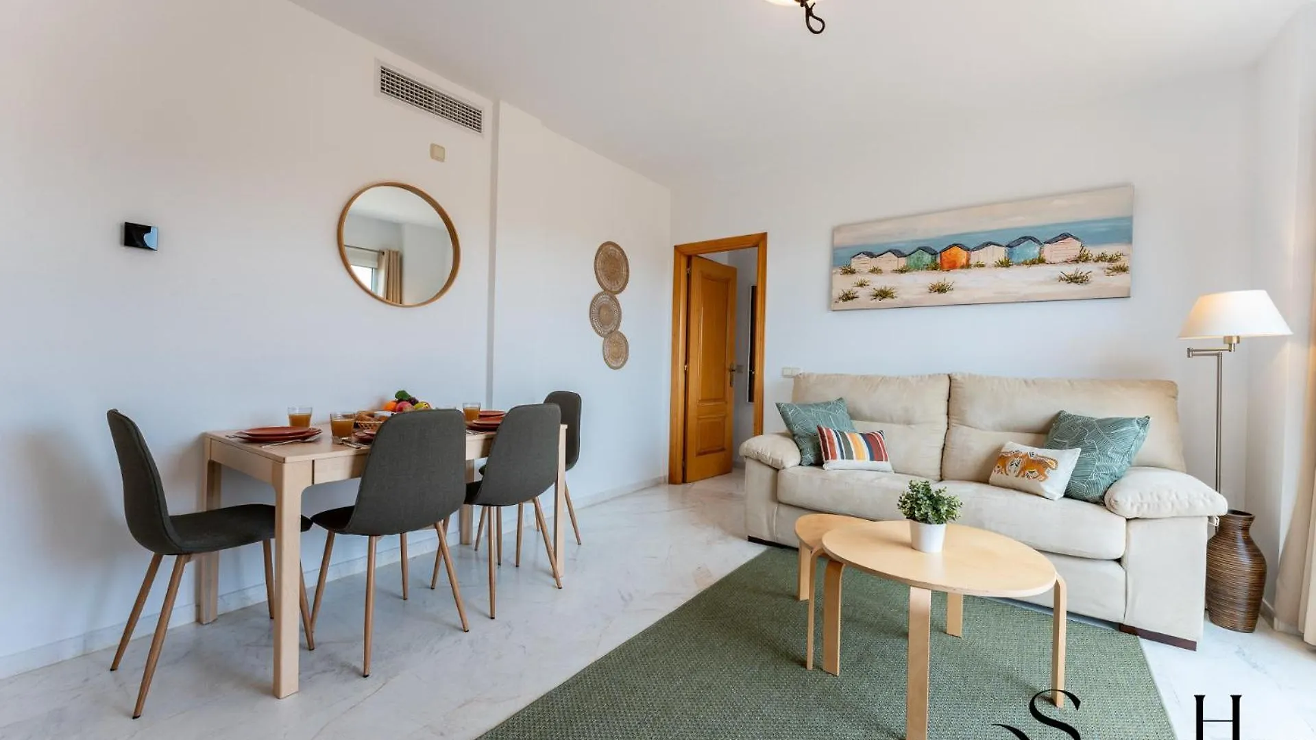 Apartament Amazing Sea And Golf Course View 2Br, Parking Pool Benalmádena